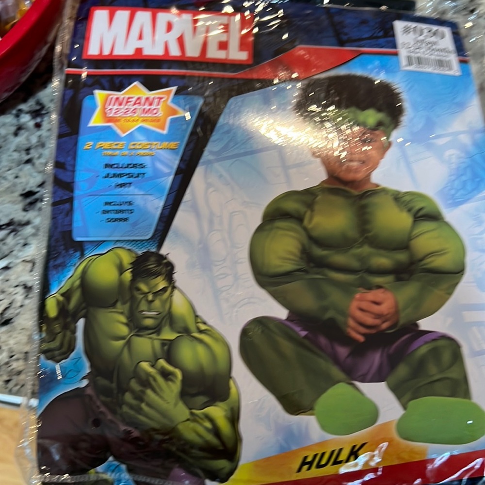 Hulk costume 18-24 months old